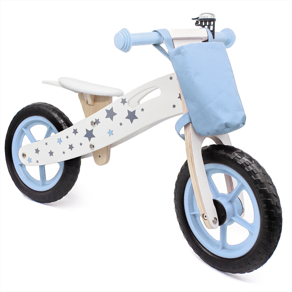 Maxx Kidz - Houten Loopfiets 3 in 1 - Blauw