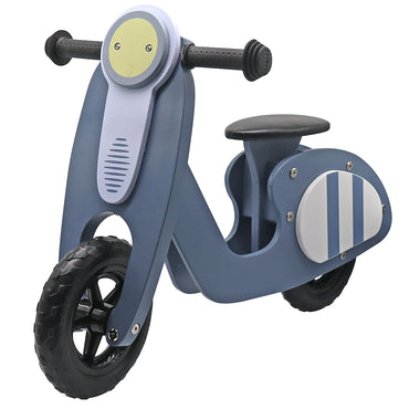 Maxx Kidz- Houten loopscooter - Blauw