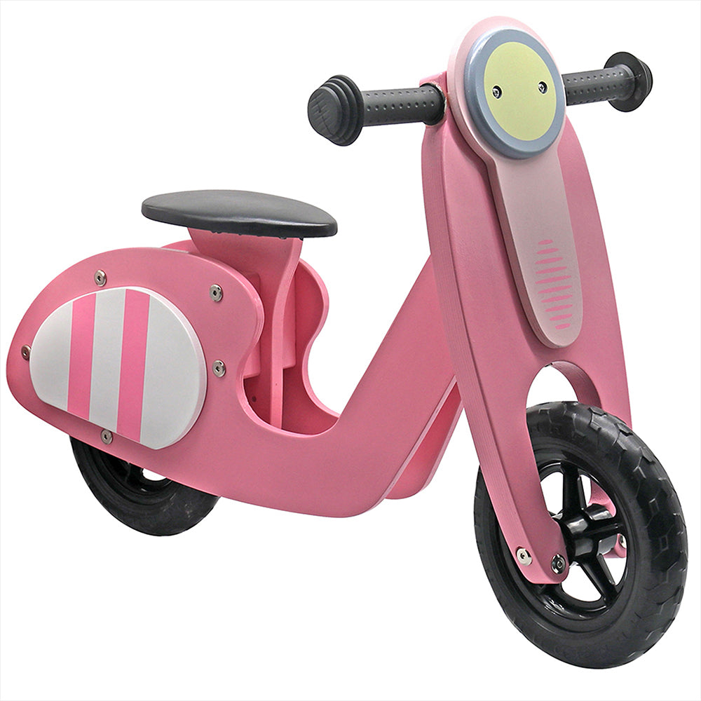 Maxx Kidz- Houten loopscooter - Roze