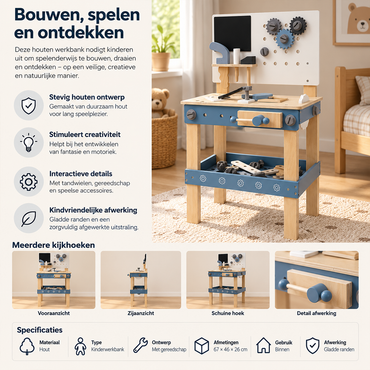 Speelgoed werkbank