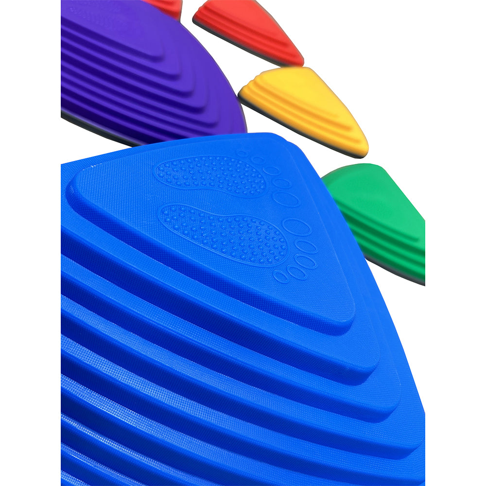 Maxx Kidz Balans stenen felle kleuren - Set van 6 stuks