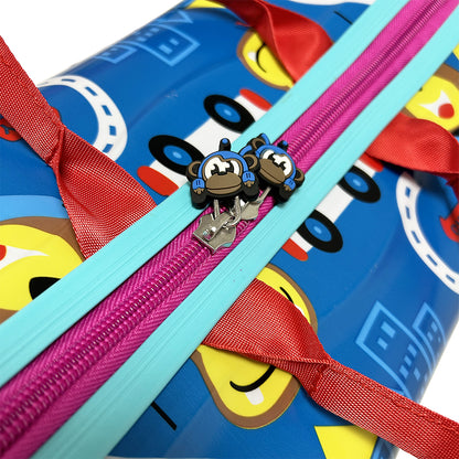 Ride on kinderkoffer - Reiskoffer loopfiets - Handbagage - Wegverkeer variant - vanaf 3 jaar - maximaal 50KG