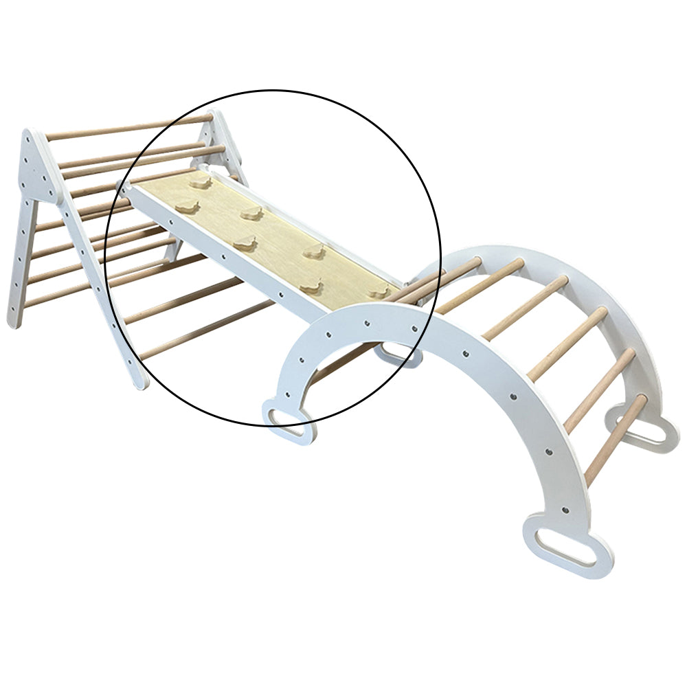 Houten pikler glijplank - Combinatieplank - Triclimb uitbreiding