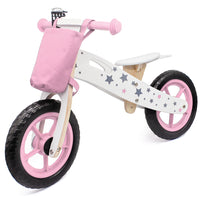 Maxx Kidz - Houten Loopfiets 3 in 1 - Roze