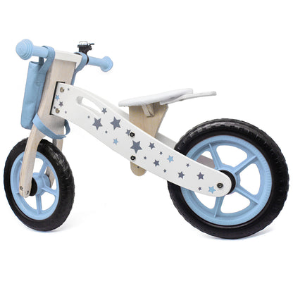 Maxx Kidz - Houten Loopfiets 3 in 1 - Blauw