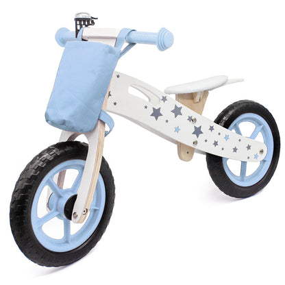 Maxx Kidz - Houten Loopfiets 3 in 1 - Blauw
