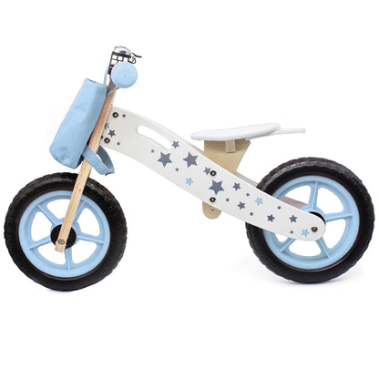 Maxx Kidz - Houten Loopfiets 3 in 1 - Blauw