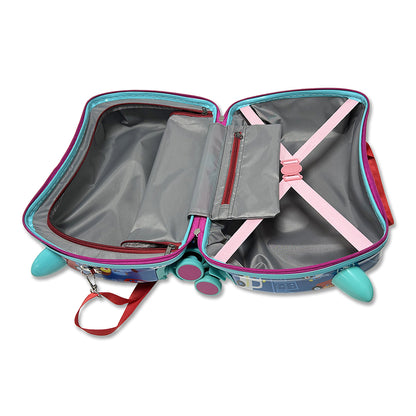 Ride on kinderkoffer - Reiskoffer loopfiets - Handbagage - Wegverkeer variant - vanaf 3 jaar - maximaal 50KG