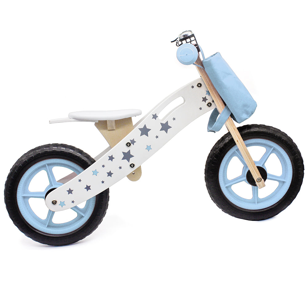 Maxx Kidz - Houten Loopfiets 3 in 1 - Blauw