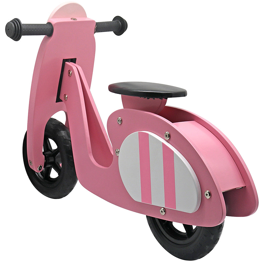 Maxx Kidz- Houten loopscooter - Roze