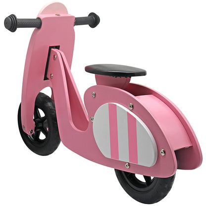 Maxx Kidz- Houten loopscooter - Roze