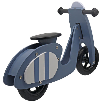 Maxx Kidz- Houten loopscooter - Blauw