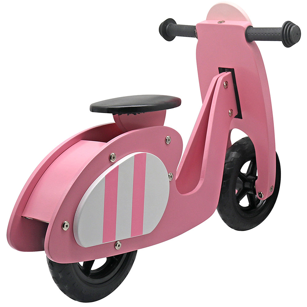 Maxx Kidz- Houten loopscooter - Roze