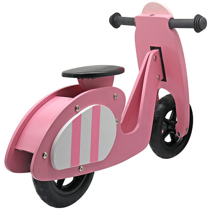 Maxx Kidz- Houten loopscooter - Roze