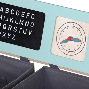 Maxx Kidz Educatief tekenbord - Dubbelzijdig Magnetisch Tekenbord - Verstelbaar Houten Schoolbord