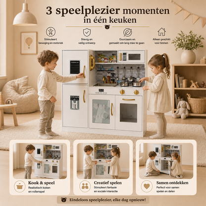 Houten speelkeuken