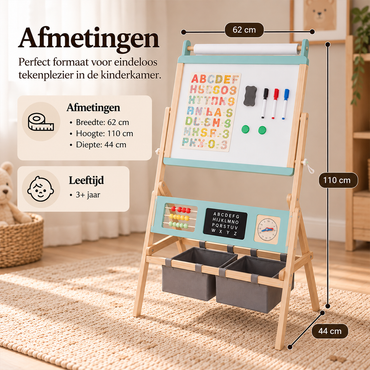 Dubbelzijdig Magnetisch Tekenbord