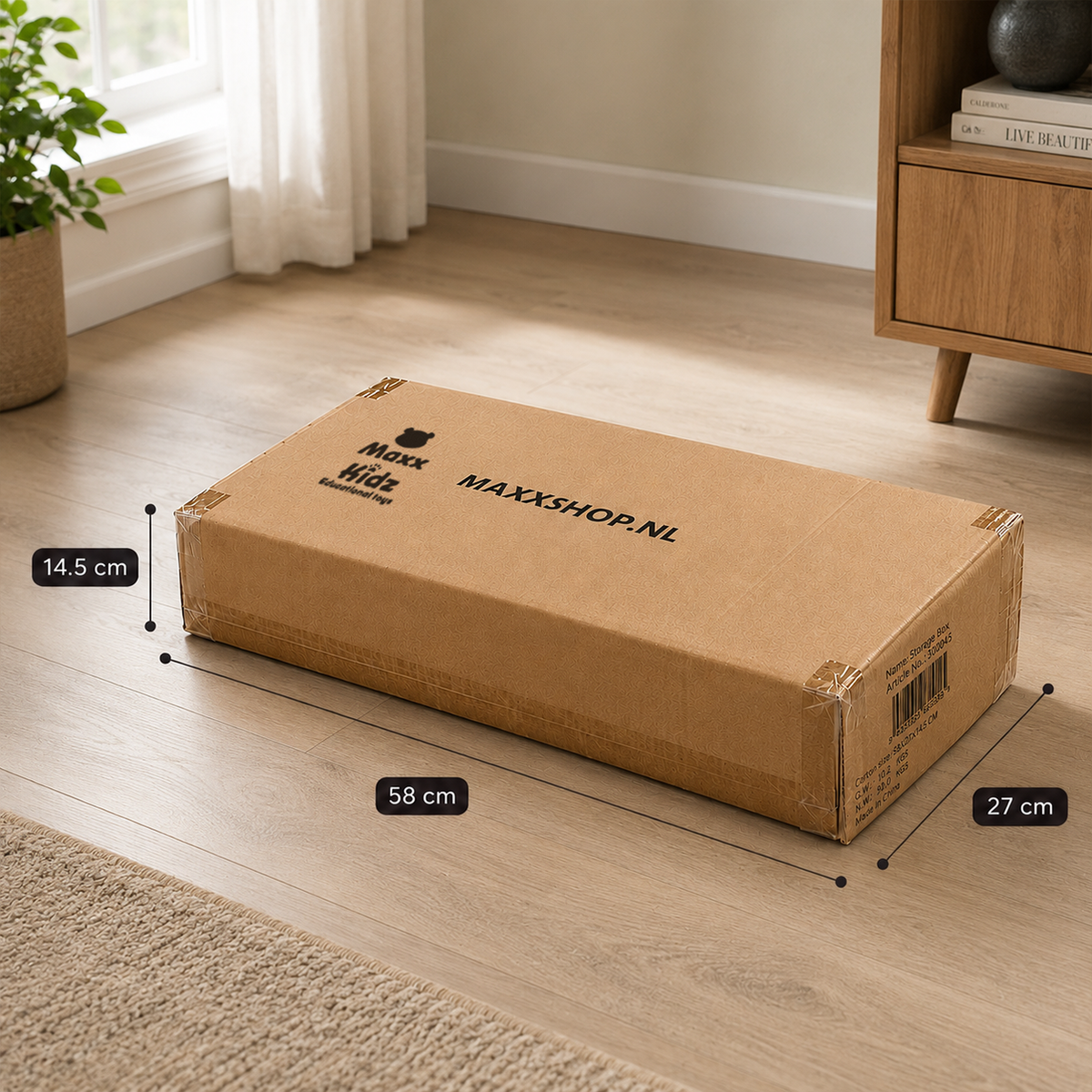Houten loopfiets 2 in 1