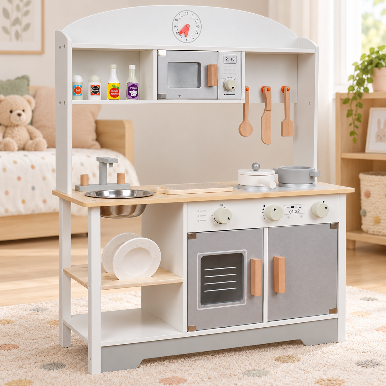 Houten speelkeuken