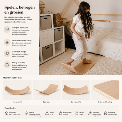 Houten balans bord