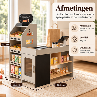 Maxx Kidz Houten Speelgoed Winkel