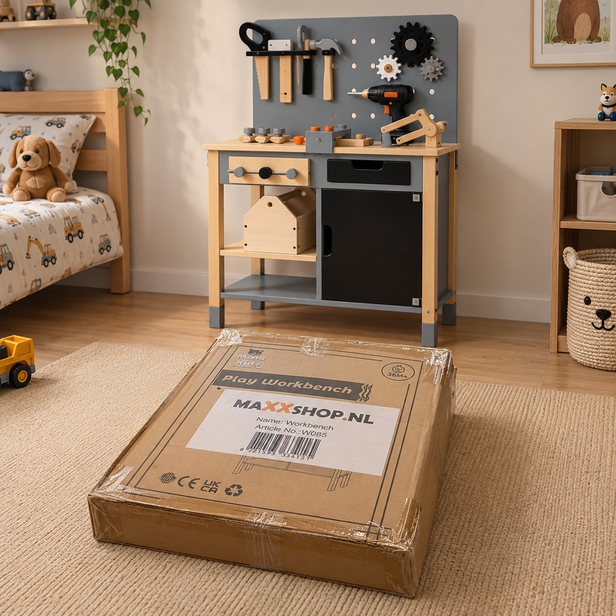 Houten Luxe Kinderwerkbank