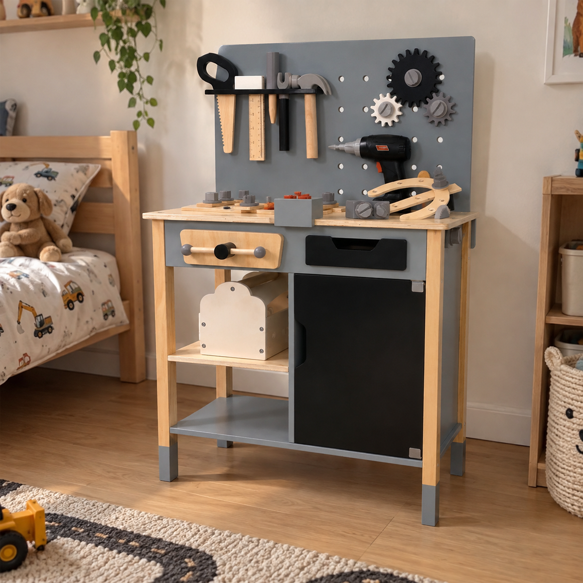 Houten Luxe Kinderwerkbank