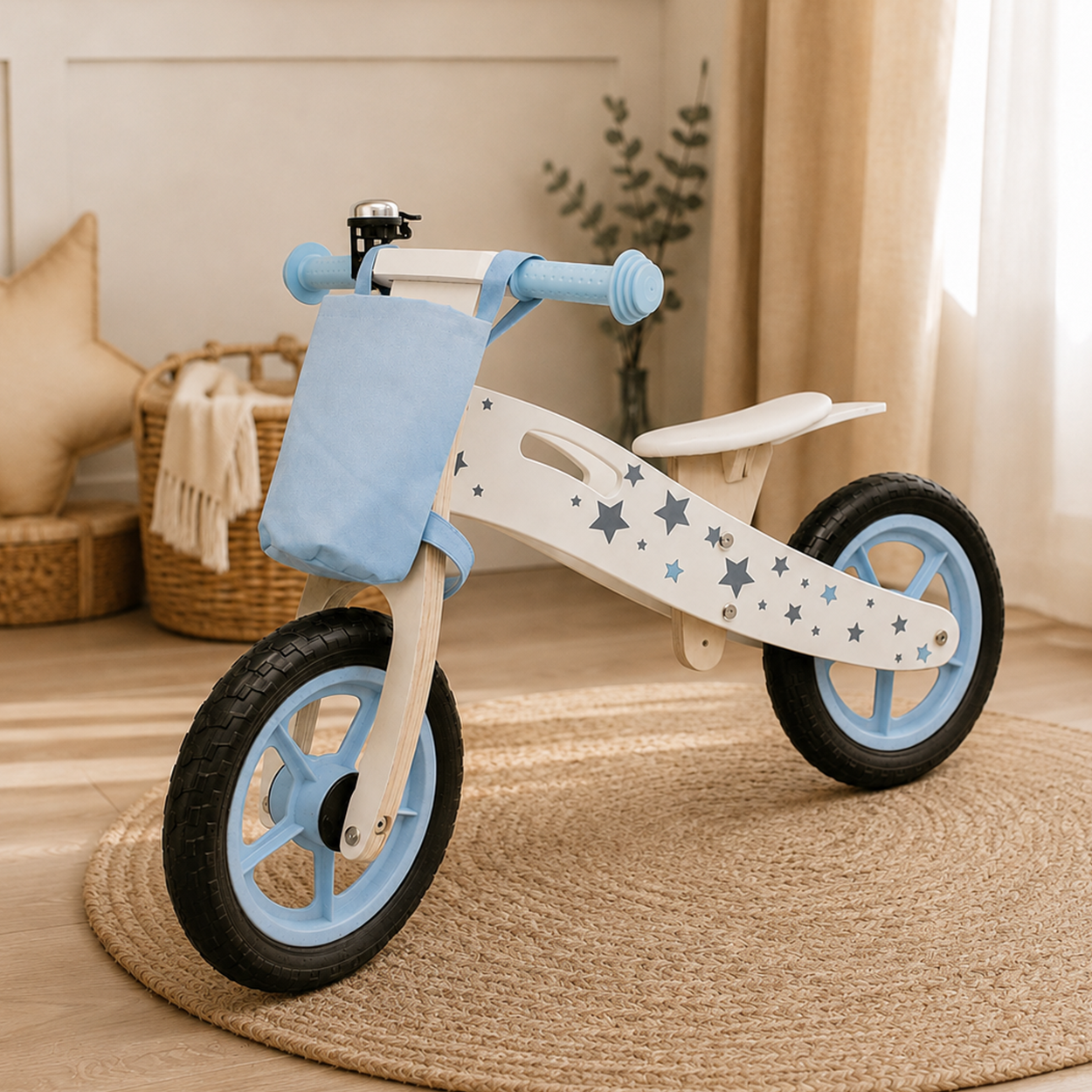 Houten Loopfiets Blauw