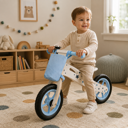 Houten Loopfiets Blauw