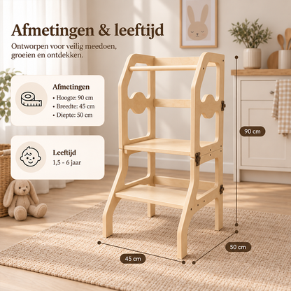 Houten leertoren hout