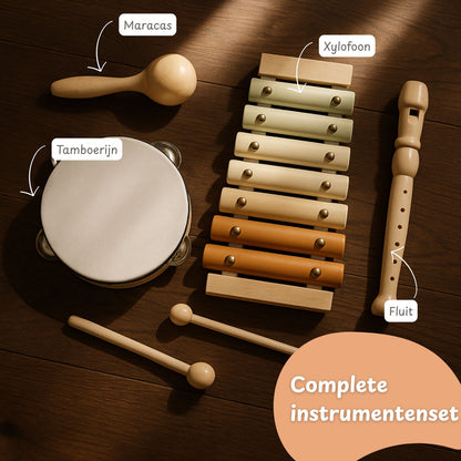 Maxx Kidz - Houten Muziekinstrumenten voor Kinderen