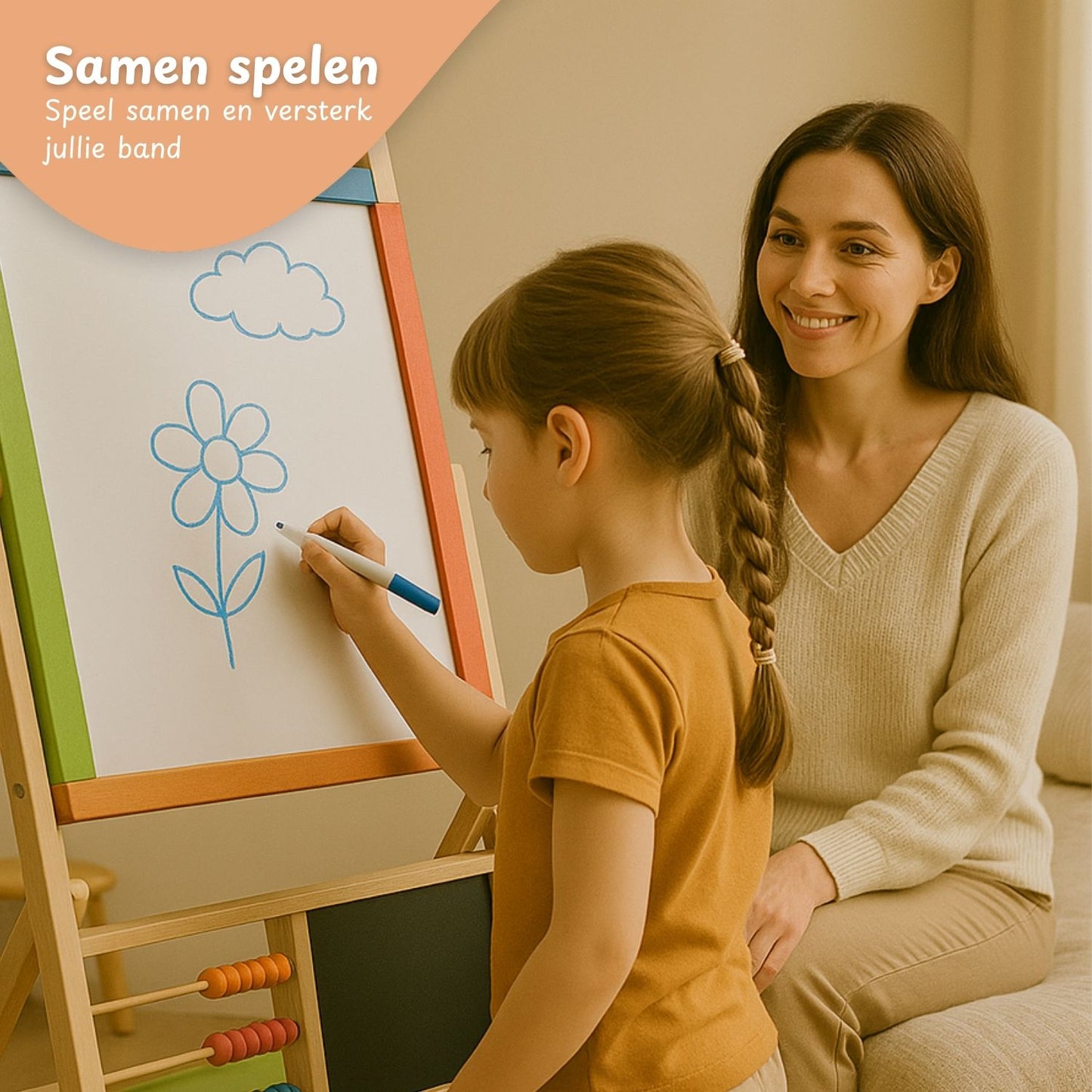 Maxx Kidz Houten schoolbord 96cm
