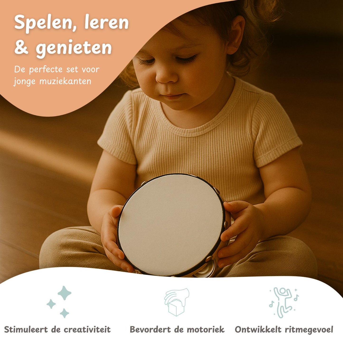 Maxx Kidz - Houten Muziekinstrumenten voor Kinderen