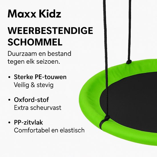 Maxx Kidz Nestschommel Groen 100 cm