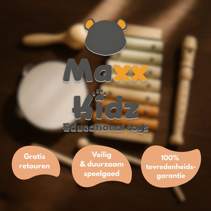 Maxx Kidz - Houten Muziekinstrumenten voor Kinderen
