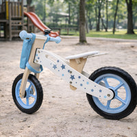 Maxx Kidz - Houten Loopfiets 3 in 1 - Blauw