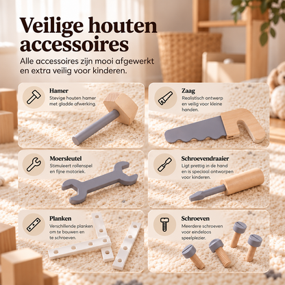 Houten werkbank