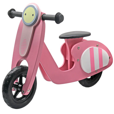 Maxx Kidz- Houten loopscooter - Roze