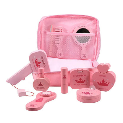 Speelgoed make-up koffertje - Houten make-up set - vanaf 2 jaar - Roze