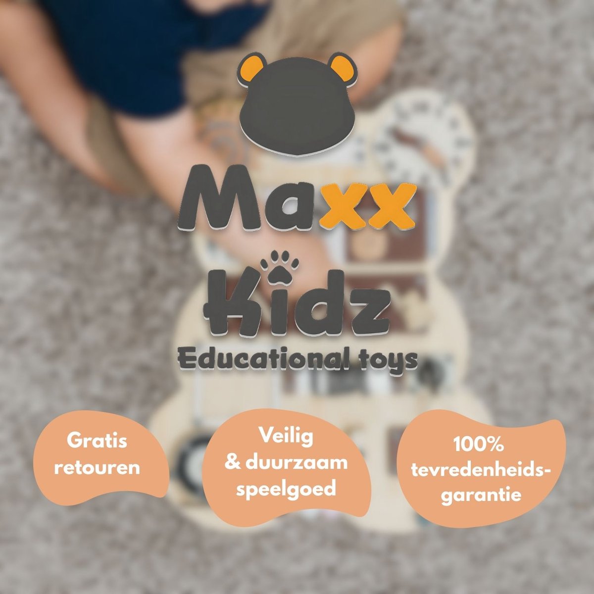 Maxx Kidz - Activiteitenbord - Montessori speelgoed
