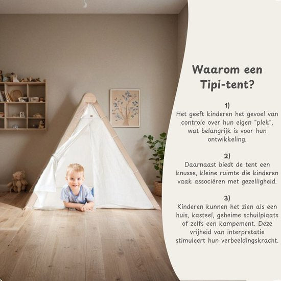 Maxx Kidz - Pikler klimdriehoek - Met tent