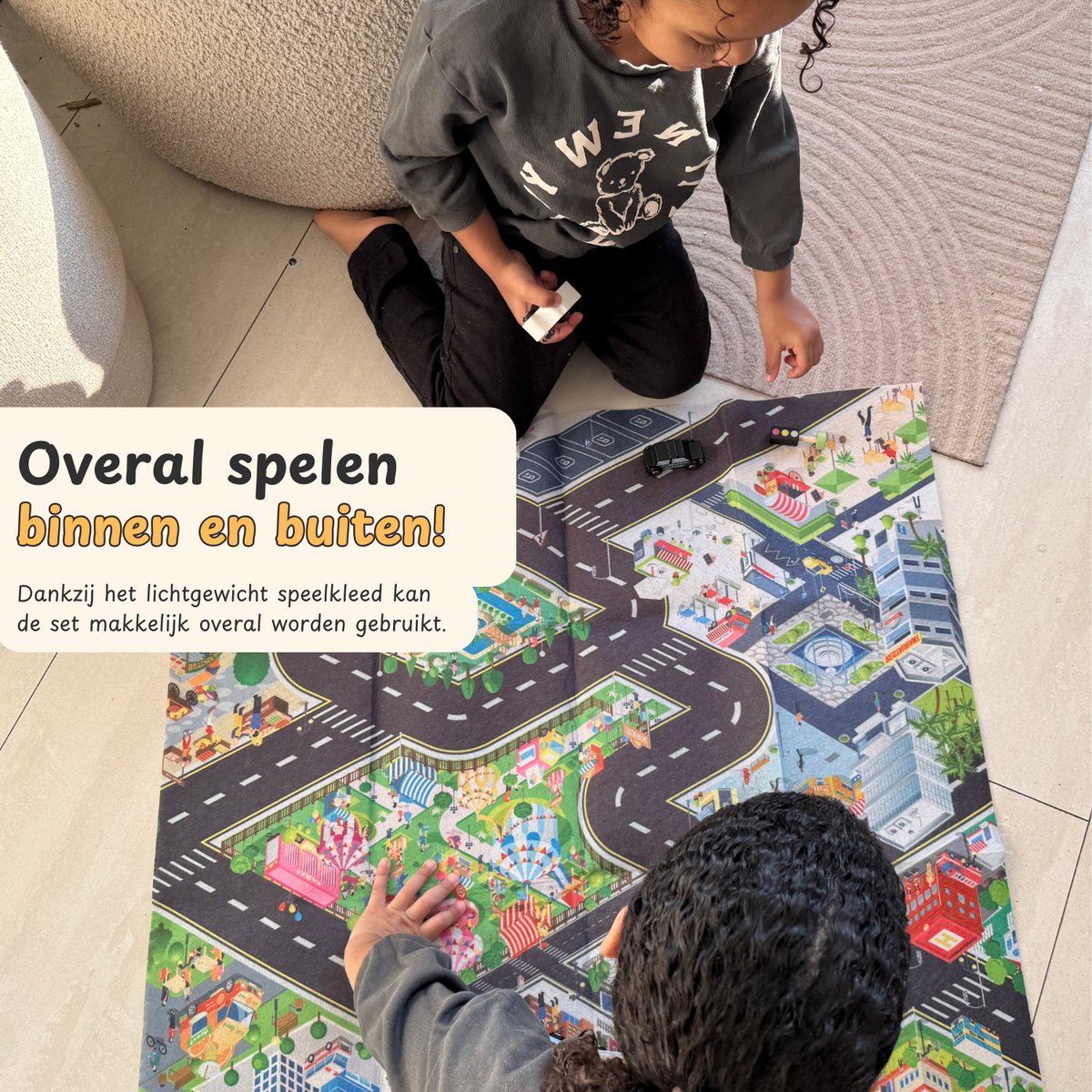 Maxx kidz Houten speelgoed auto's en voertuigen - Magnetisch