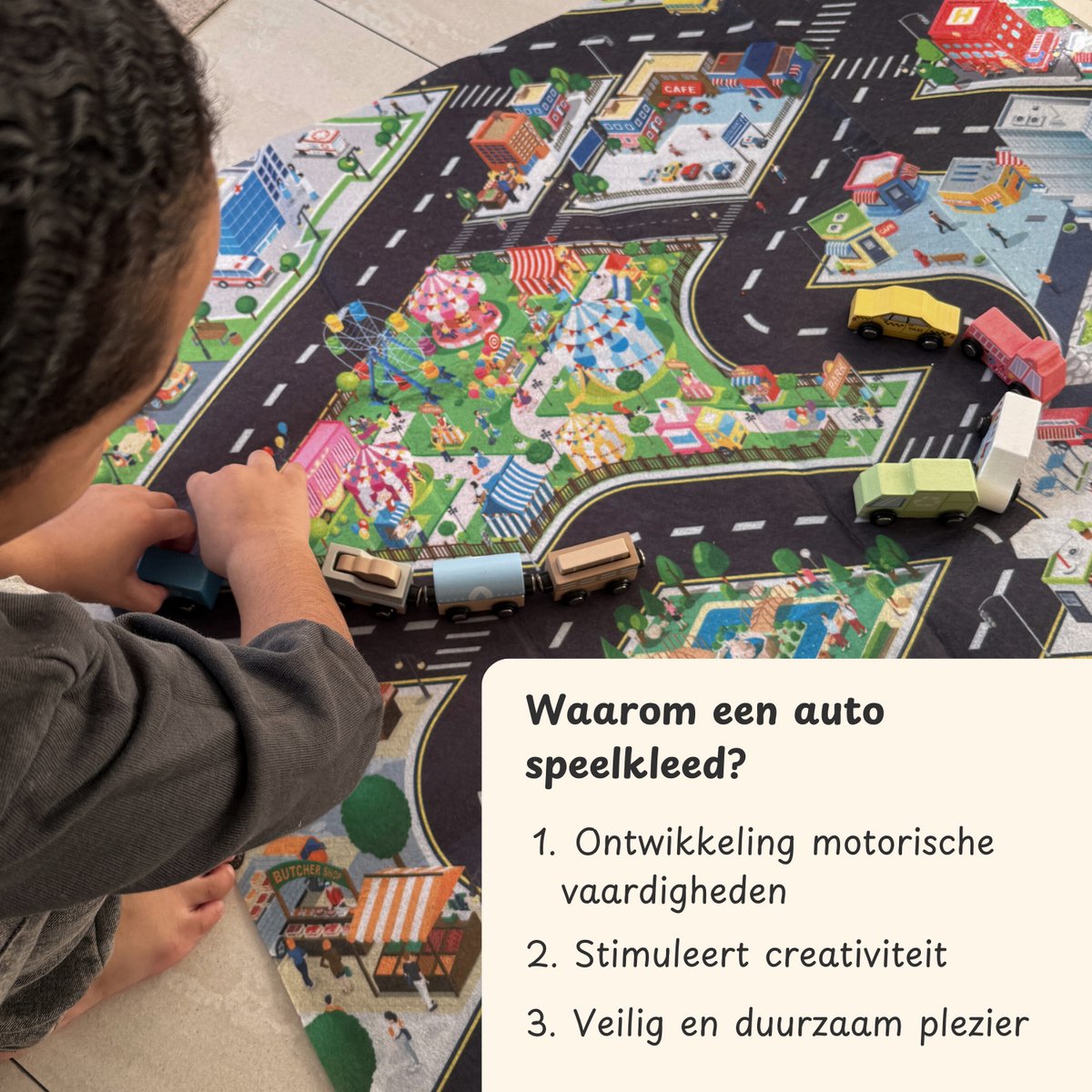Maxx kidz Houten speelgoed auto's en voertuigen - Magnetisch