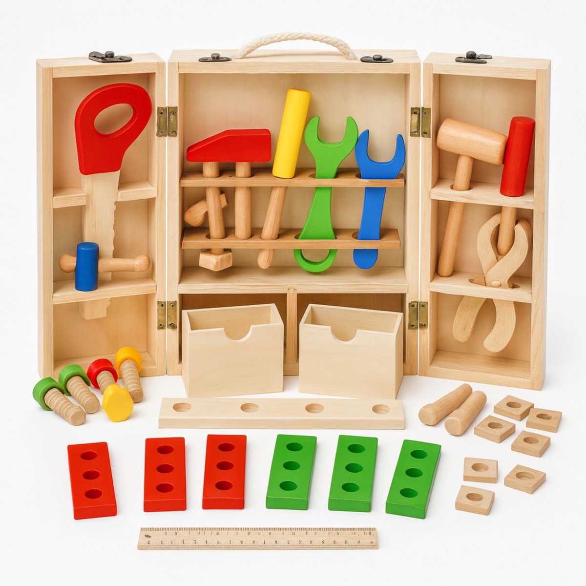 Houten gereedschapset XL