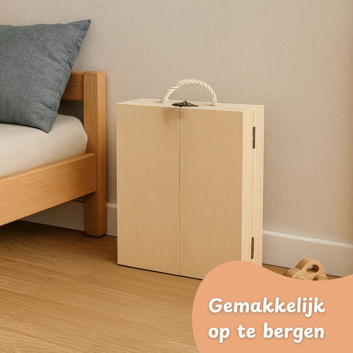 Maxx Kidz - Houten Gereedschapset XL – 45 Onderdelen