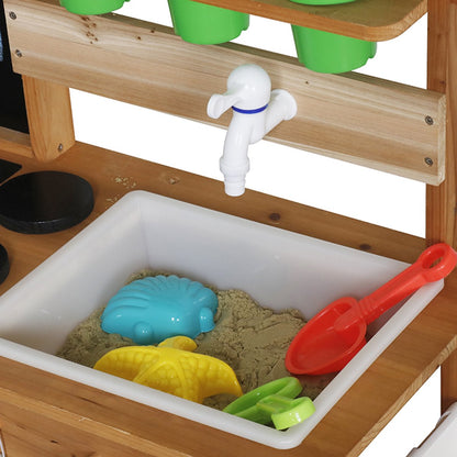 Maxx Kidz Houten Modderkeuken voor Kinderen – Buitenspeelgoed Speelkeuken